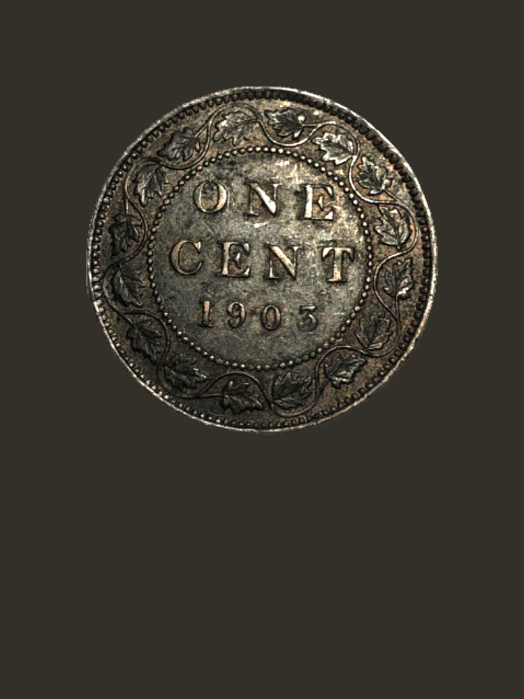 1903 Canada One Cent King Edwards VII - XF condition