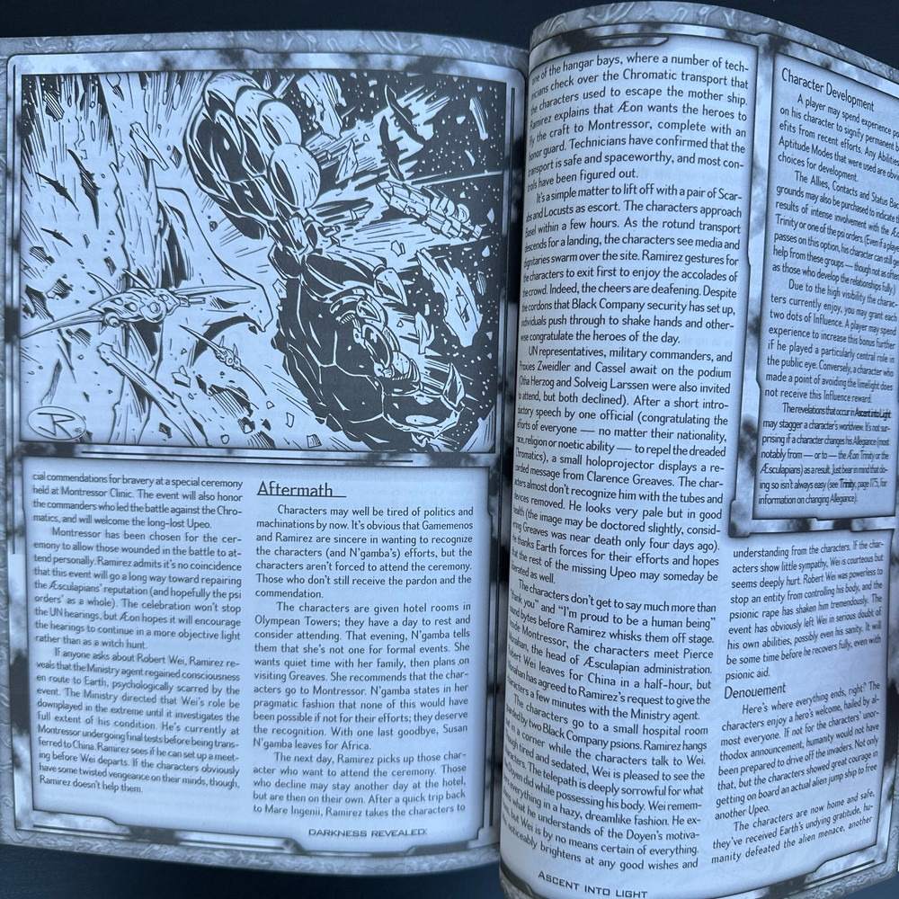 Trinity RPG Darkness Revealed #3 Ascent into Light Sourcebook White Wolf WW9103