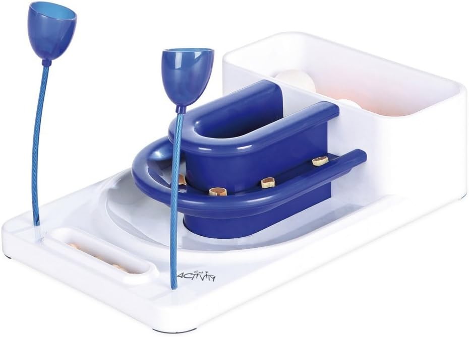 Interactive Food Dispenser Activity Center for Cats w/ 4 Modules