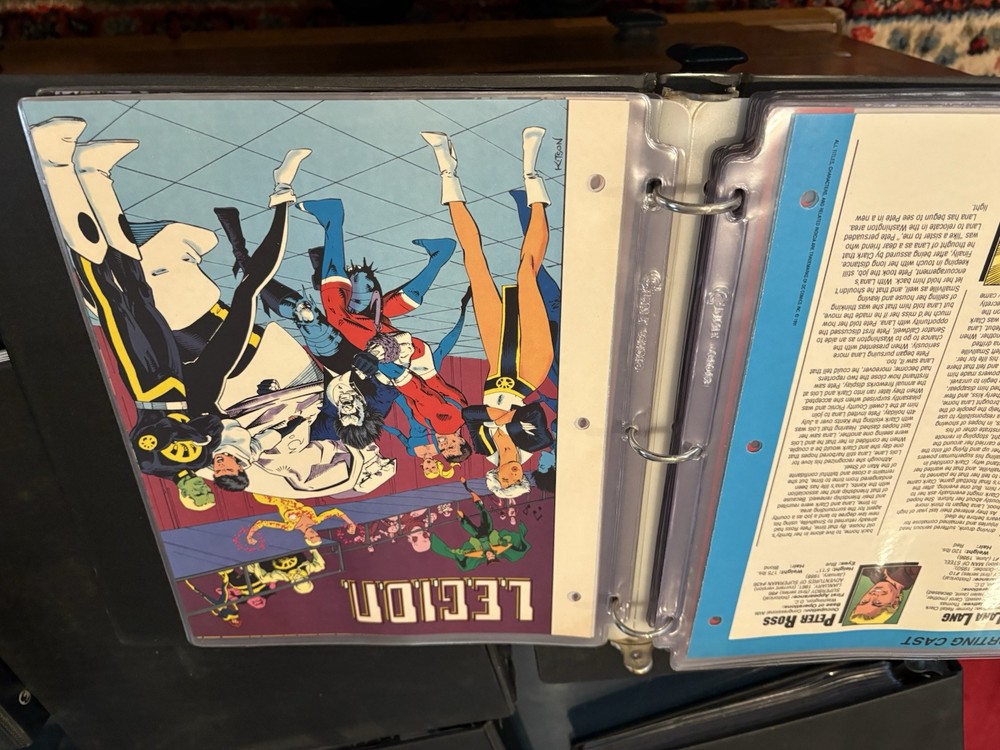 Comic Book Bio Binder