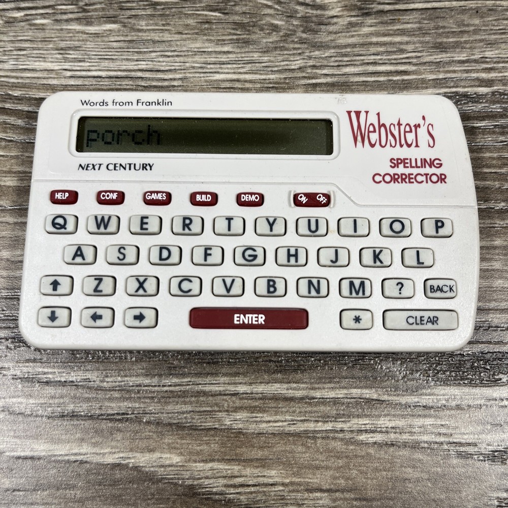 Franklin Webster's Spelling Corrector NCS-101 Vintage 1994