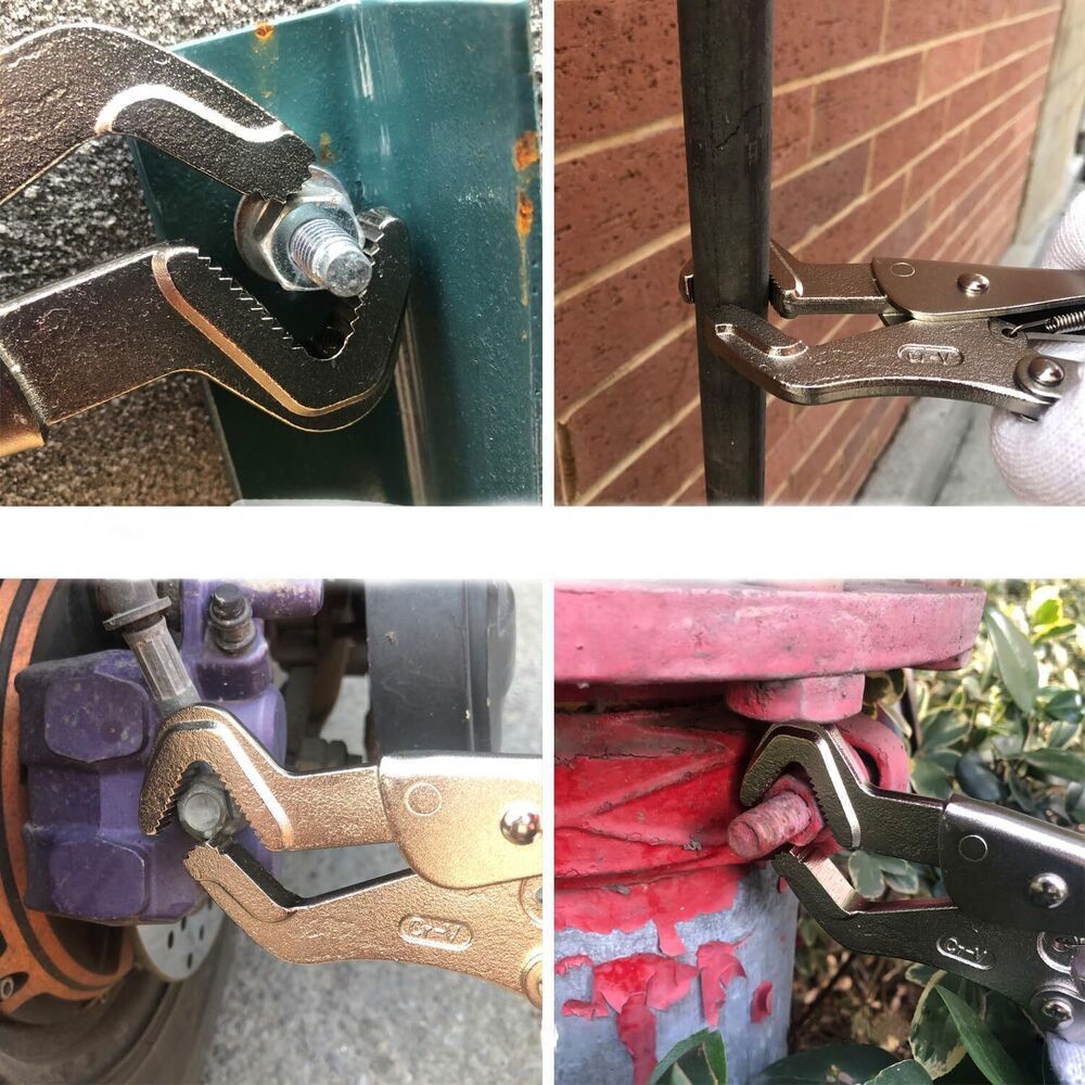 Multipurpose Locking Pliers For Welding Steel Heavy Duty Jaw Vise Grip Pliers CR