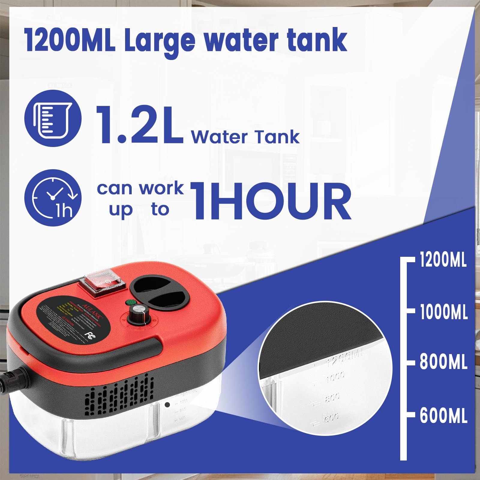 Maquina De Vapor 2500W Para Limpiar Carros Portatil Profesional Alta Presión