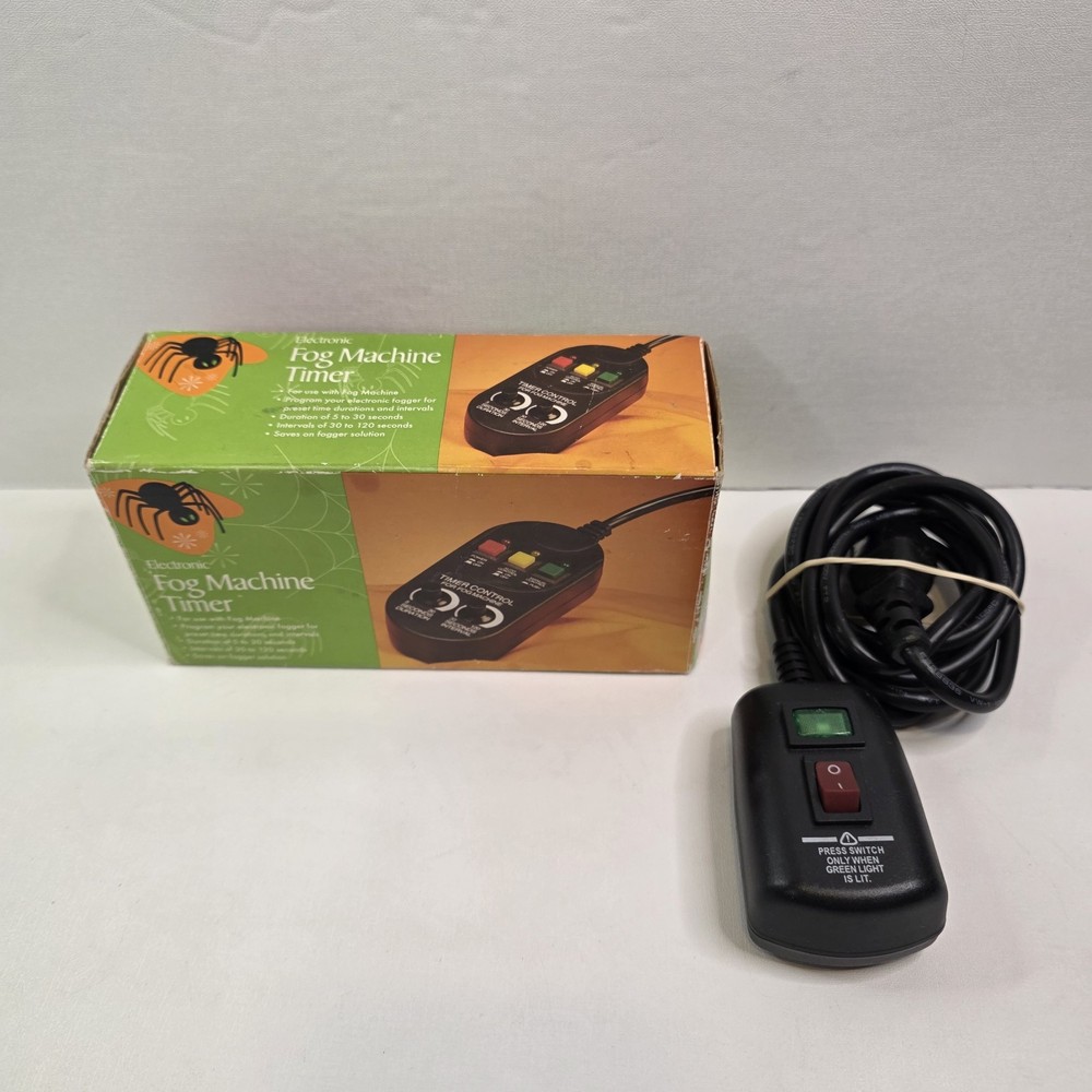 Electronic Fog Machine Timer with Box – Works, Adjustable Duration & Interval