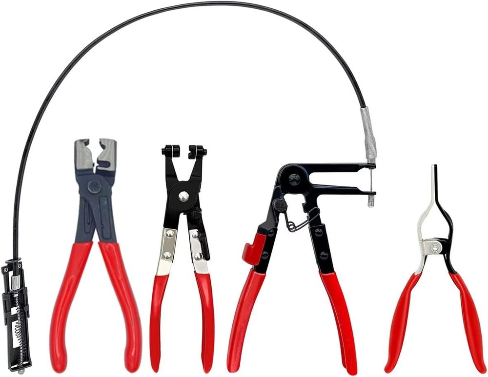 Hose Clamp Pliers 4PCS Spring Clamp Remover Tool New