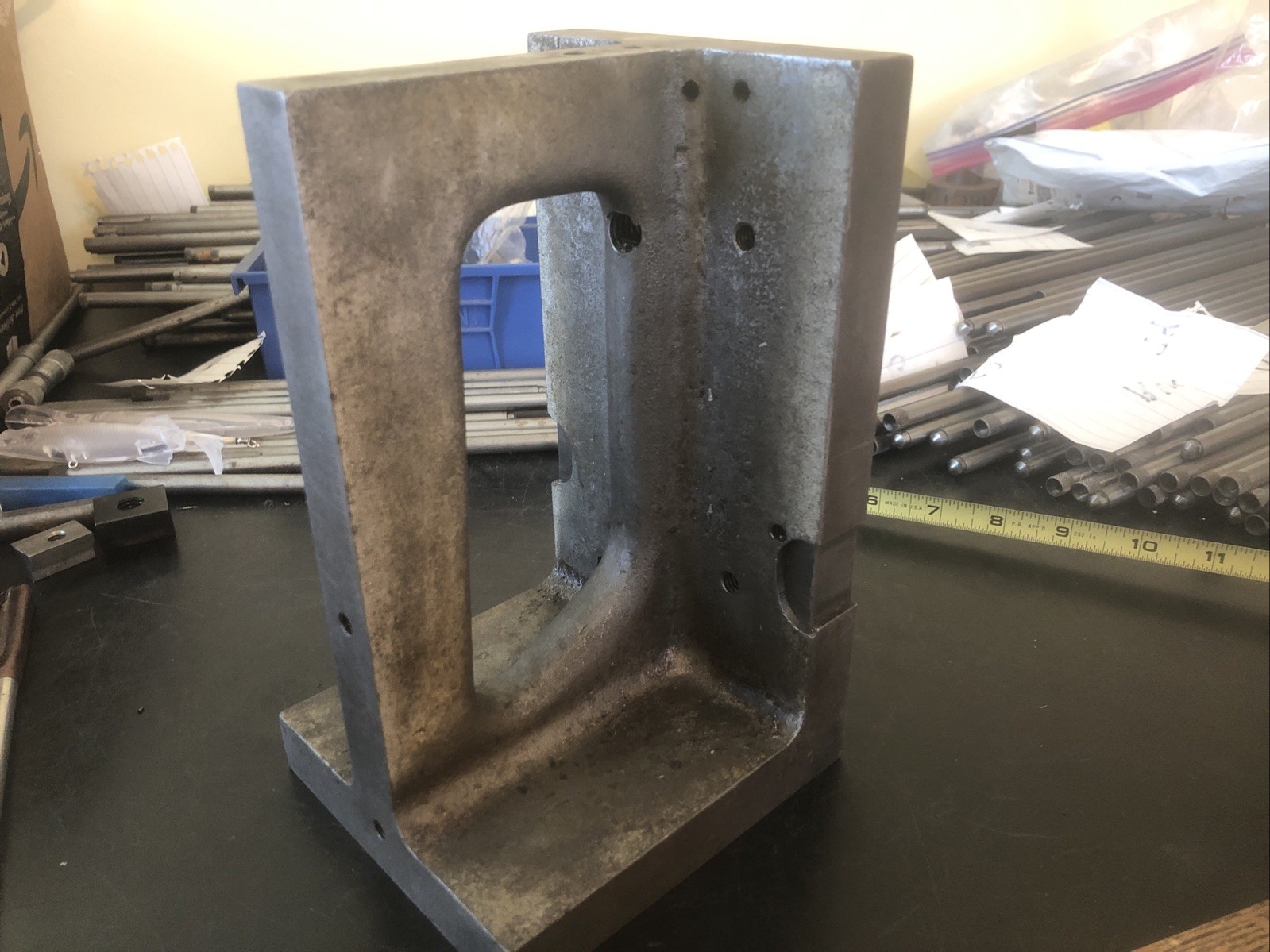 Iron Angle Plate 8”x 5”x 4 1/2” Right Angle Plate No Mfg Name Machinist Tooling