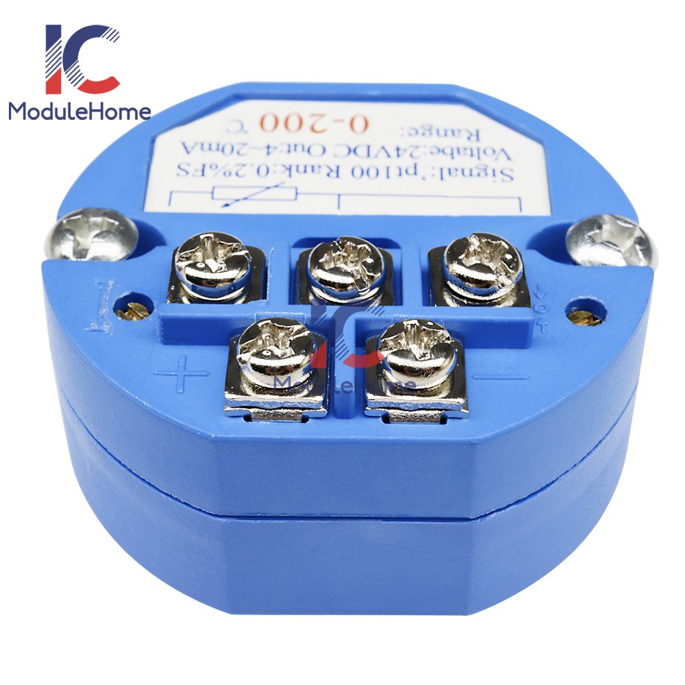10pcs PT100 4-20MA 0-10V Temperature Sensor Transmitter Module