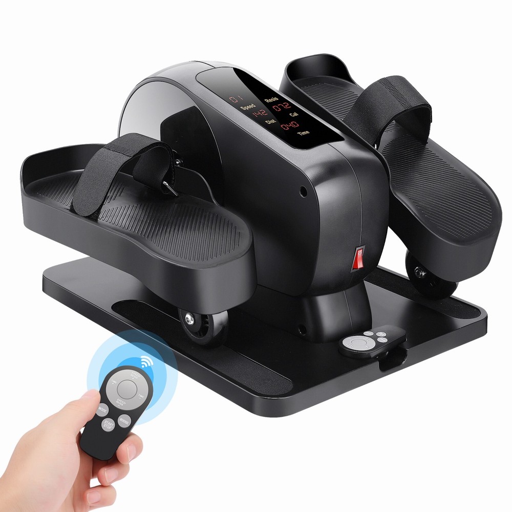Under Desk Elliptical Machine, Dual Mode Ellipse Leg Exerciser While Sitting~LCD