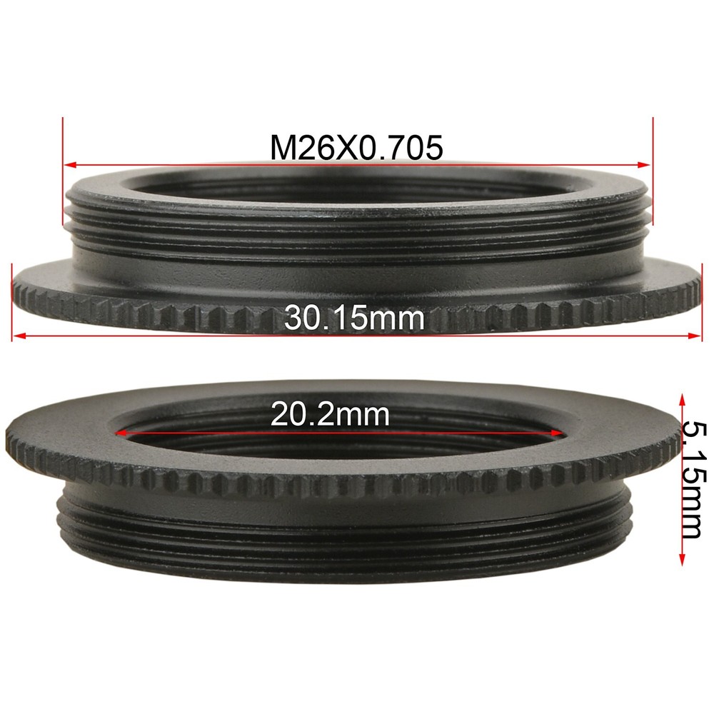 RMS to M26 Microscope objective Adapter Ring M20 to M26 Adapter Interface