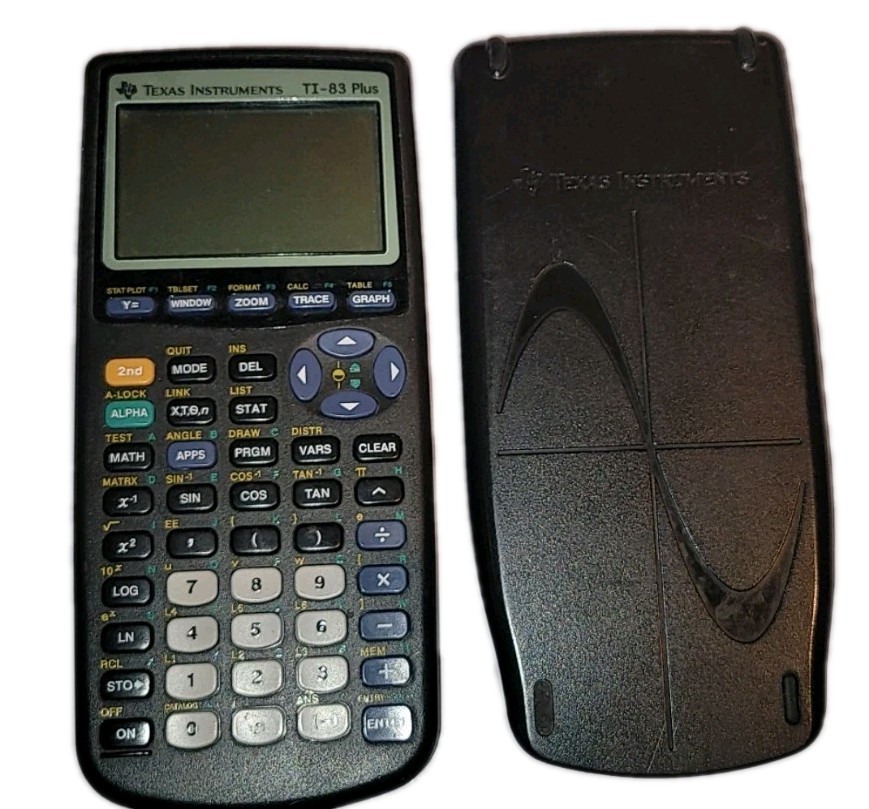 Texas Instruments TI-83 Plus Graphing Calculator LCD Display Programmable