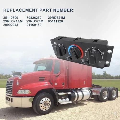 Ikasus Climate Control Module AC Heater Control Panel Switch Compatible w/ Mack