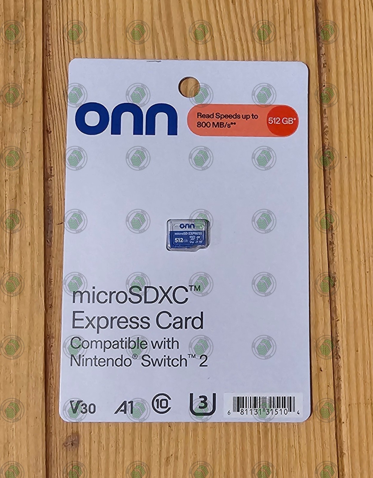 Onn 512GB MicroSDXC Express Card - Compatible Nintendo Switch 2 Brand New Sealed