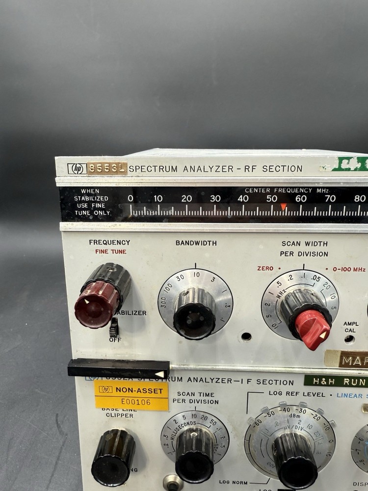 Spectrum Analyzer HP 8552I IF Section + HP 8555A RF Section