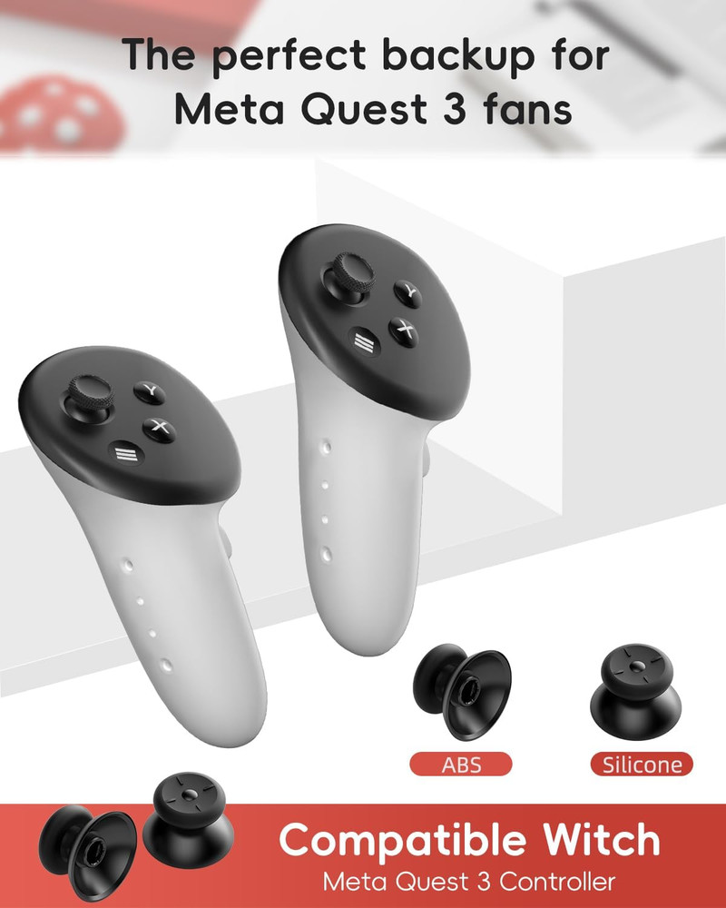Thumbsticks Replacement Kit for Oculus Quest 2 Controller/For Meta Quest 2 Contr