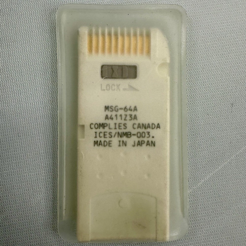 Sony Memory Stick MG Magic Gate 64MB MSG-64A Camera Card