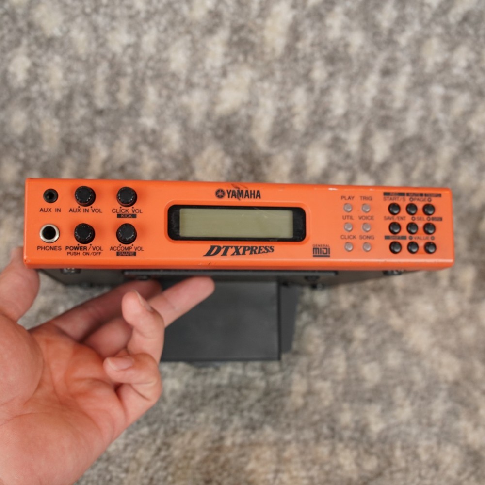 YAMAHA DTXPRESS Drum Trigger Module Electronic Drums w/ Mount & Power Supply