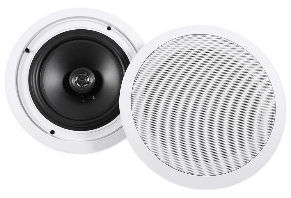 (4) Commercial Ceiling Speaker System+Bluetooth Amp/Receiver 4 Restaurant/Office