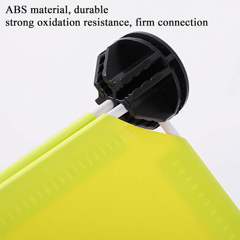 30 PCS Wire Cube Connectors, Plastic Corner Connords for DIY Cube Storage Gri...