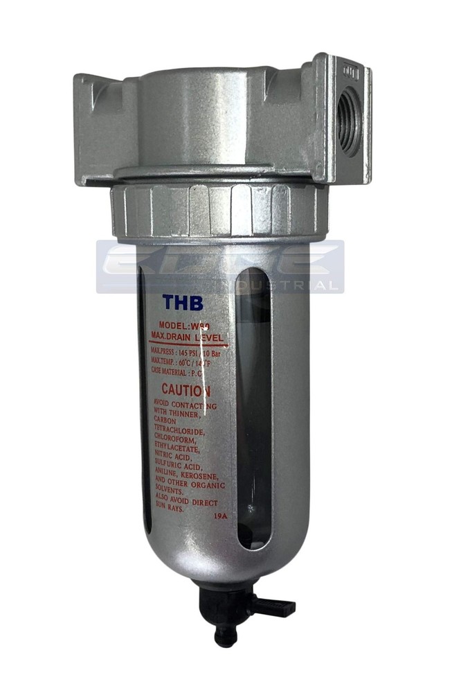 1/2" Moisture Separator Particulate Filter for Compressed Air Systems