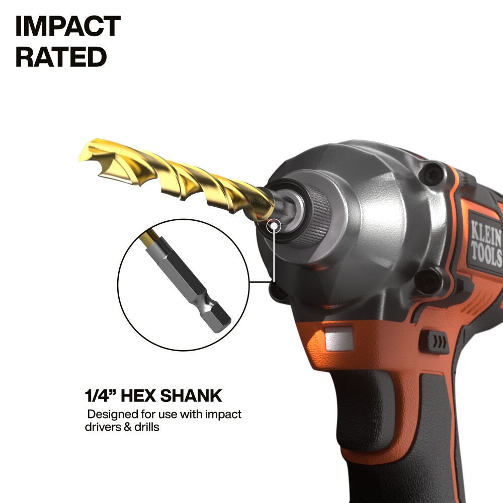 Klein Tools Titanium Drill Bit Set 14 Pieces