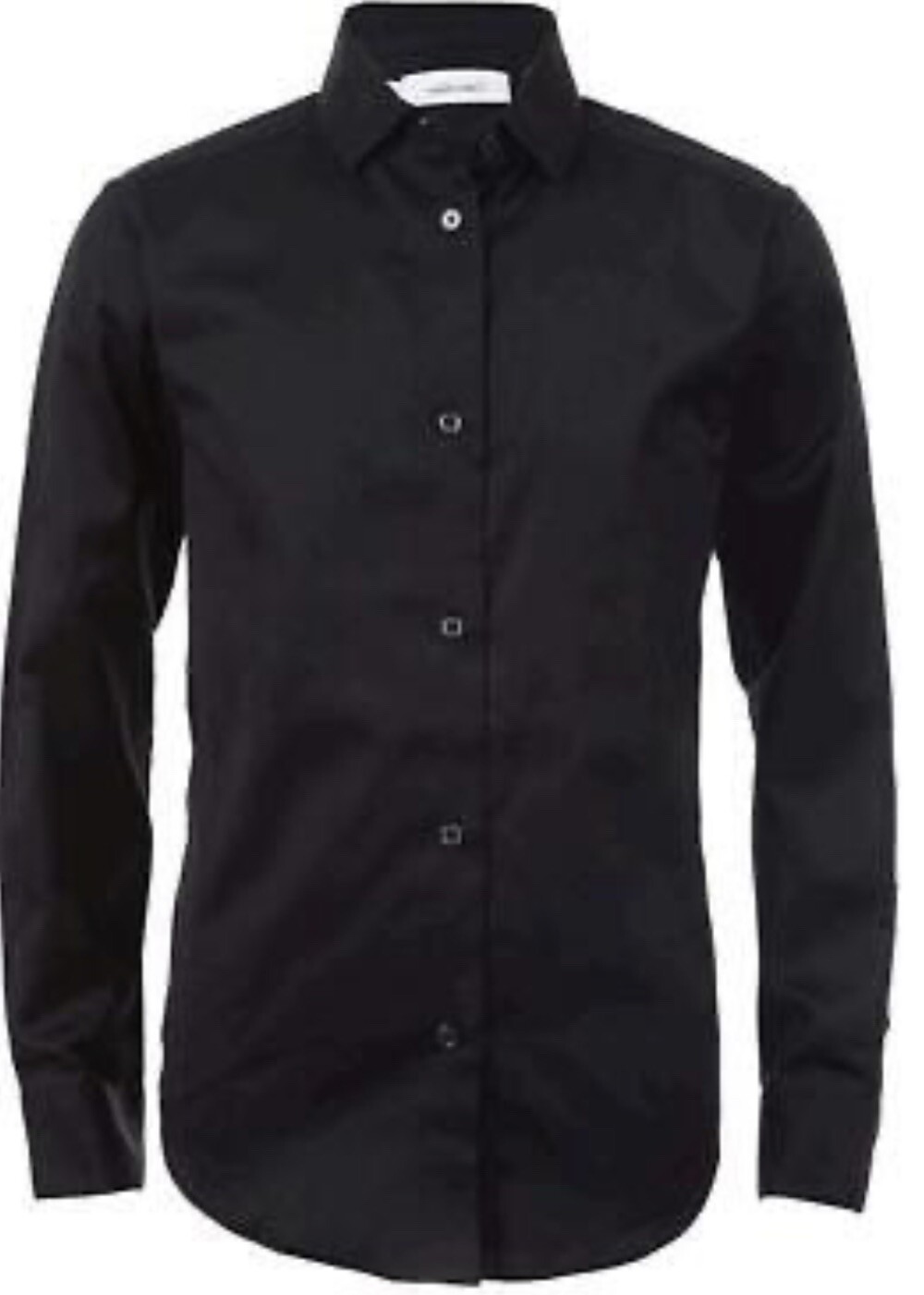 Chef Works D150-BLK-Size Small Black Server Restaurant Commercial Dress Shirt