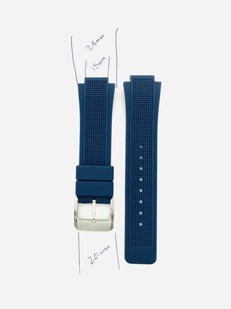 Kenneth Cole Strap , KC1390 , Blue Rubber Strap , Kenneth Cole watch strap ,
