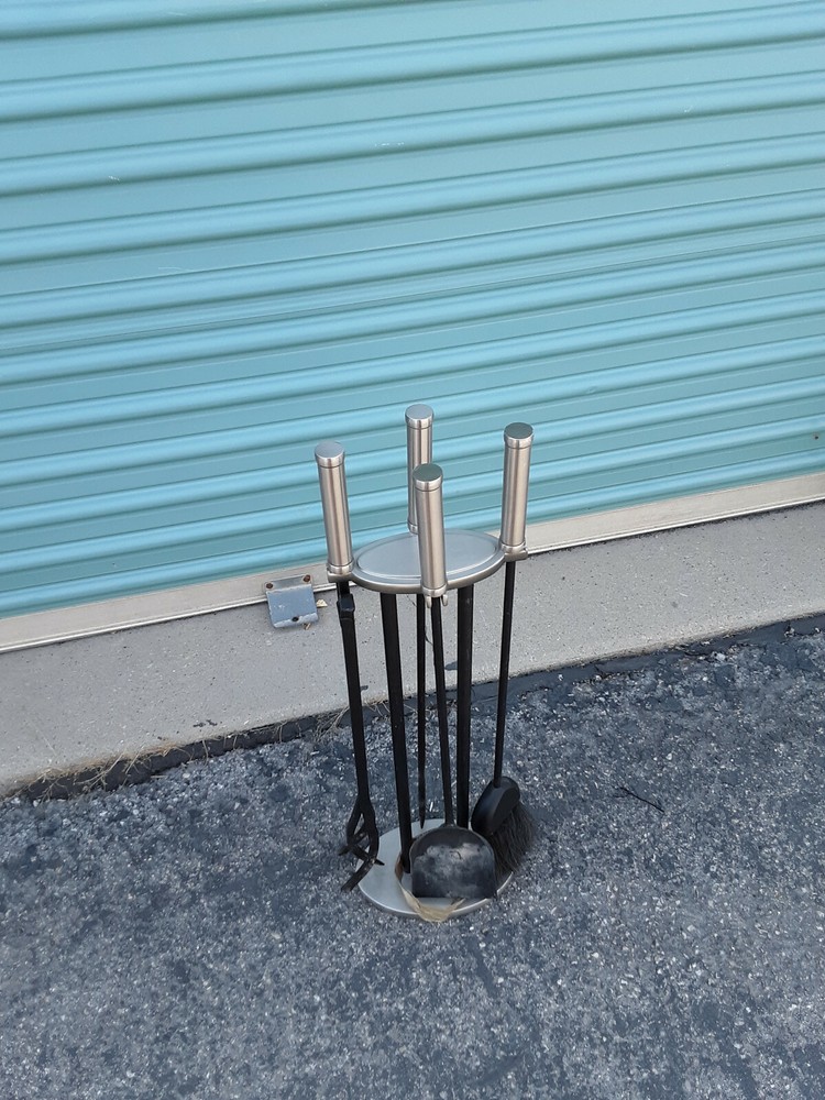STAINLESS STEEL Fireplace Tools Set STAINLESS STEEL Fire tools FIRE TOOLS