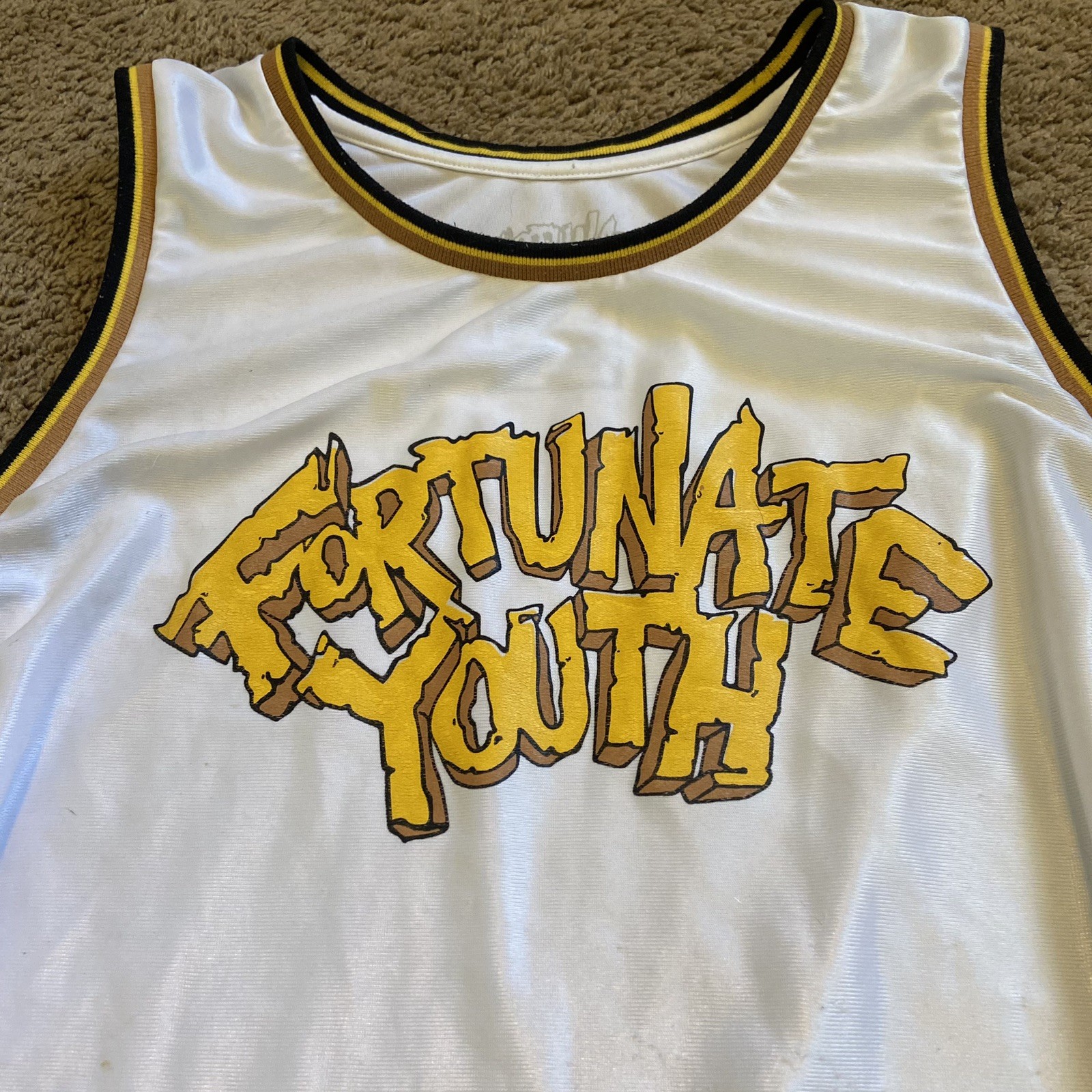Fortunate Youth Reggae Band XL Jersey White 420 Rare Official Merchandise