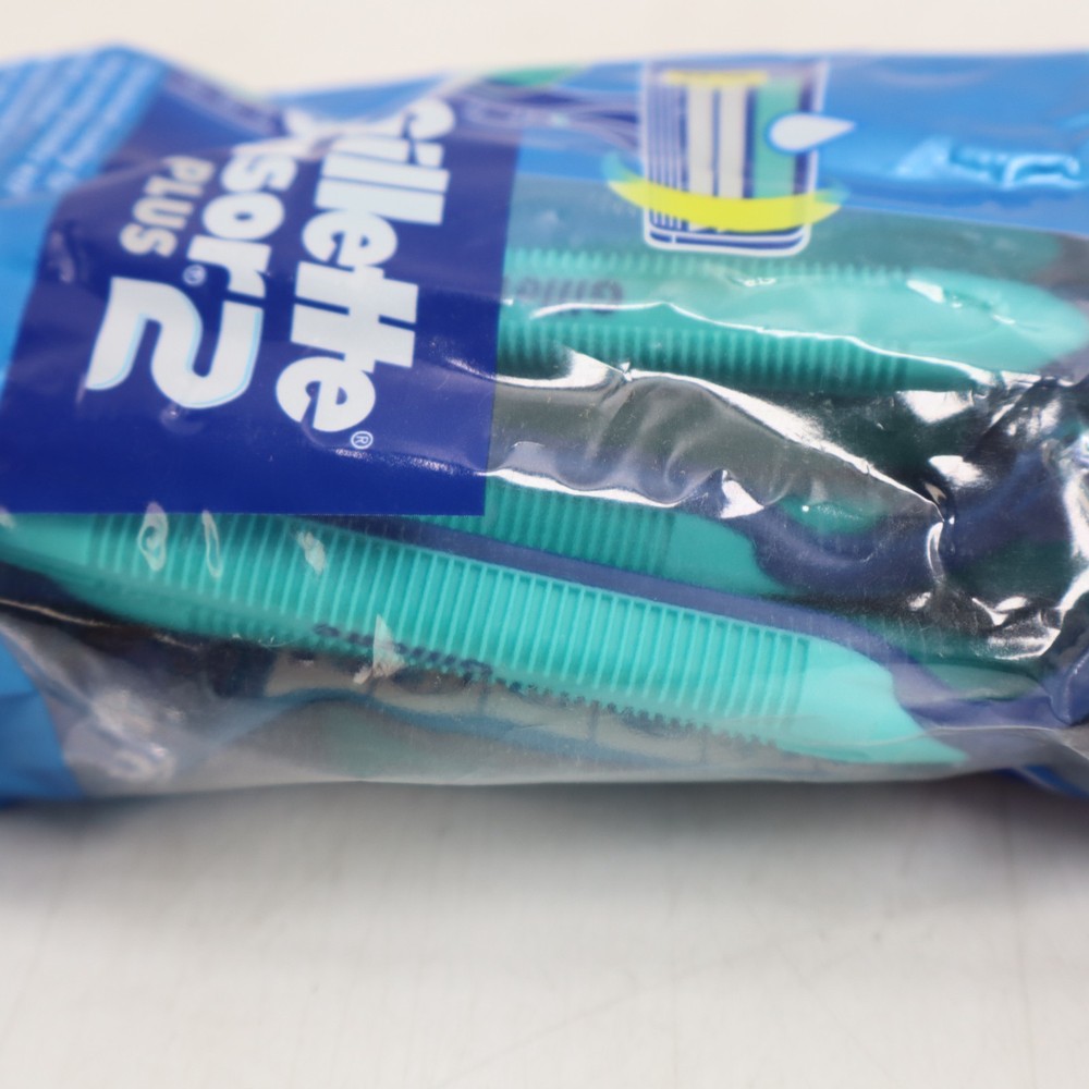 2 PACK Gillette Sensor 2 Plus Pivoting Head Disposable Razors, 10 Count Each