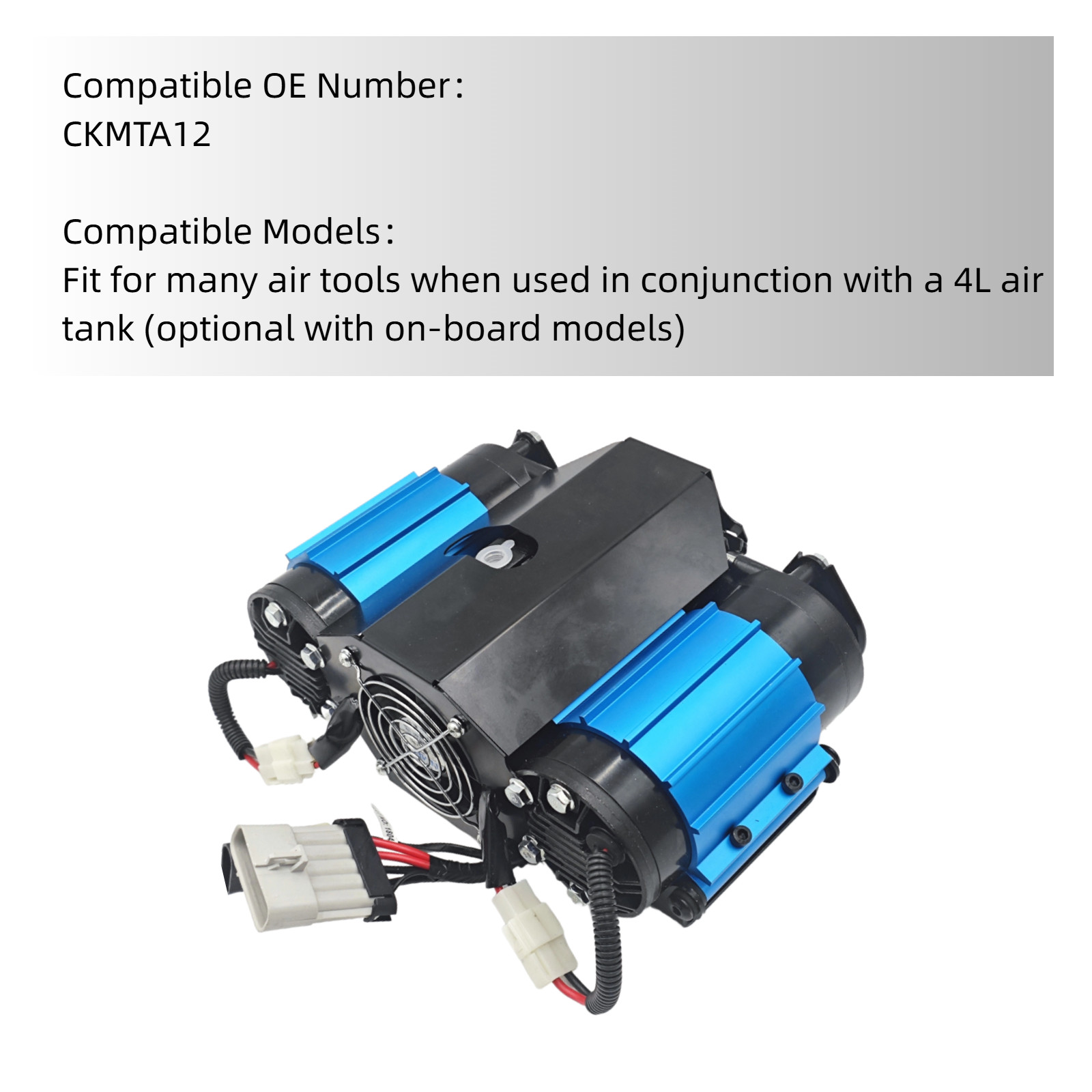 Twin Motor On-Board Universal Air Compressor Lot 12V Replacement for CKMTA12 NEW