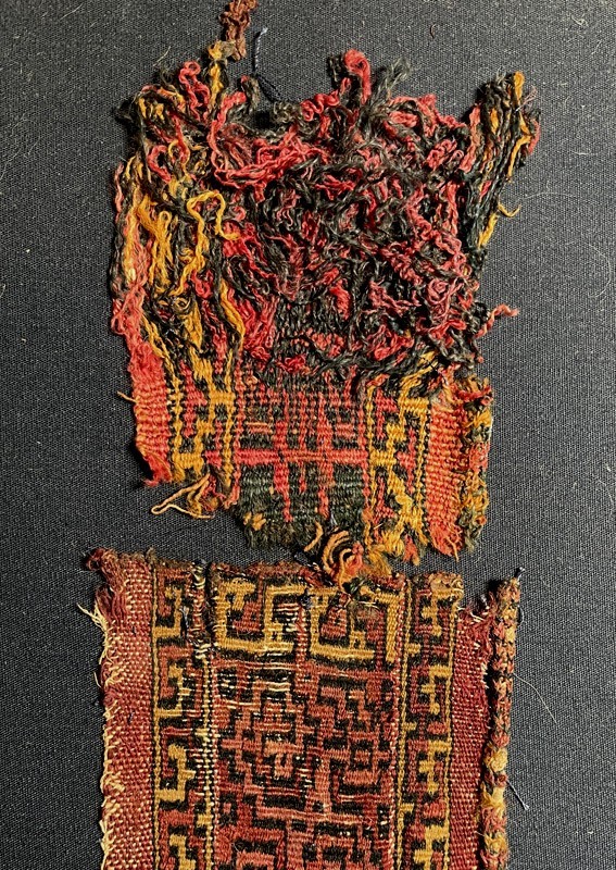 PRE-COLUMBIAN PERU TEXTILE FRAGMENTS