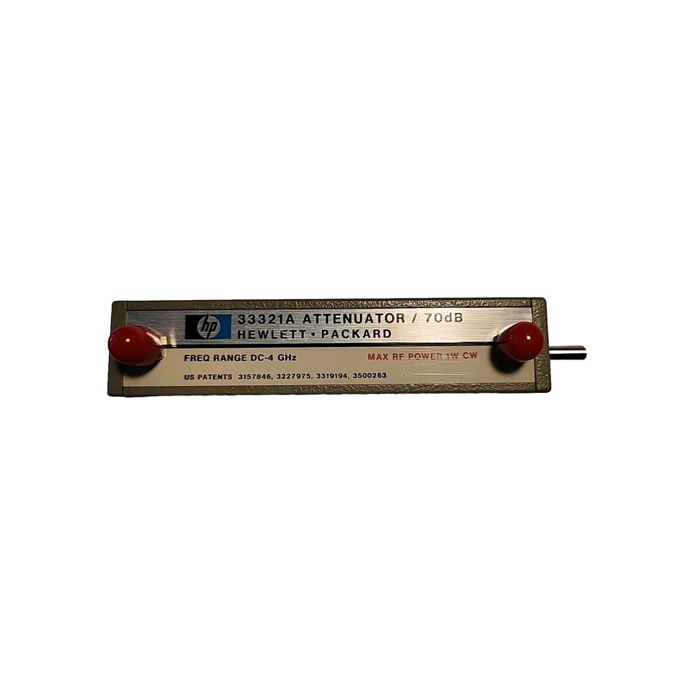 HP 33321A  Programmable Step Attenuator, 70dB, Freq. Range DC-4 GHZ, NOS.