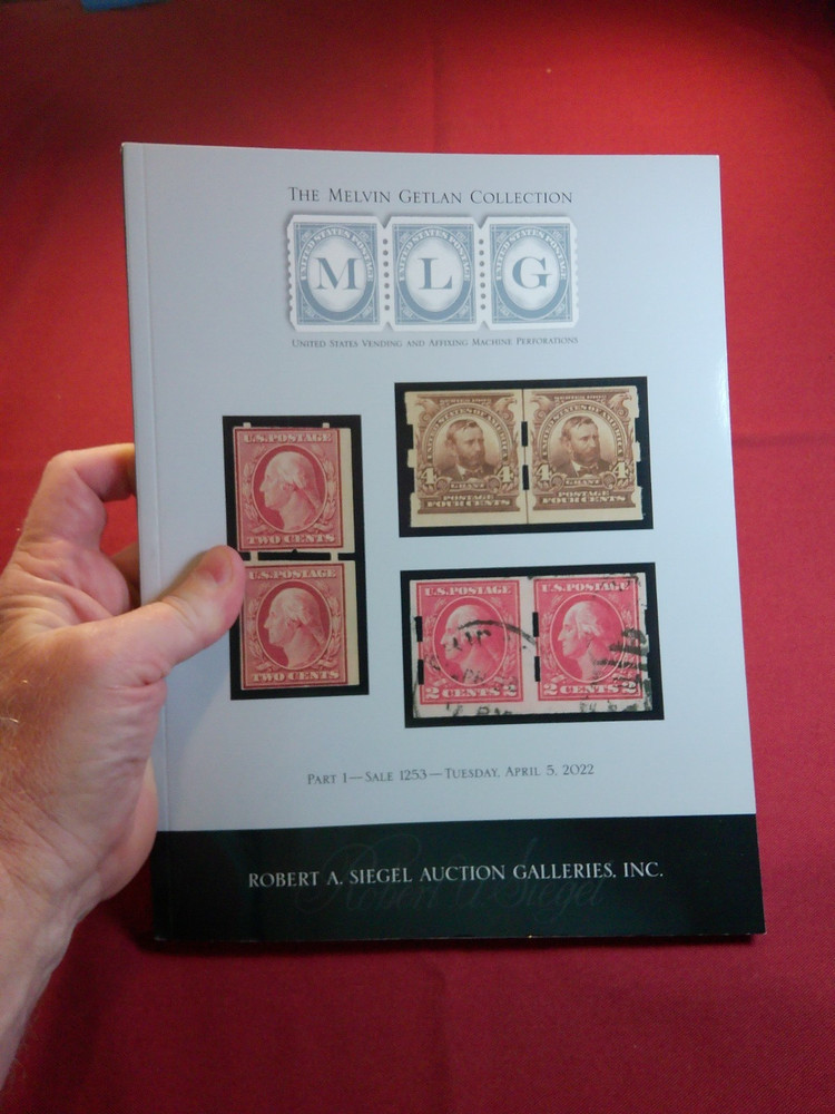 2022 Siegel - Getlan Part 1 US Vending & Affixing Machine Perforations stamps