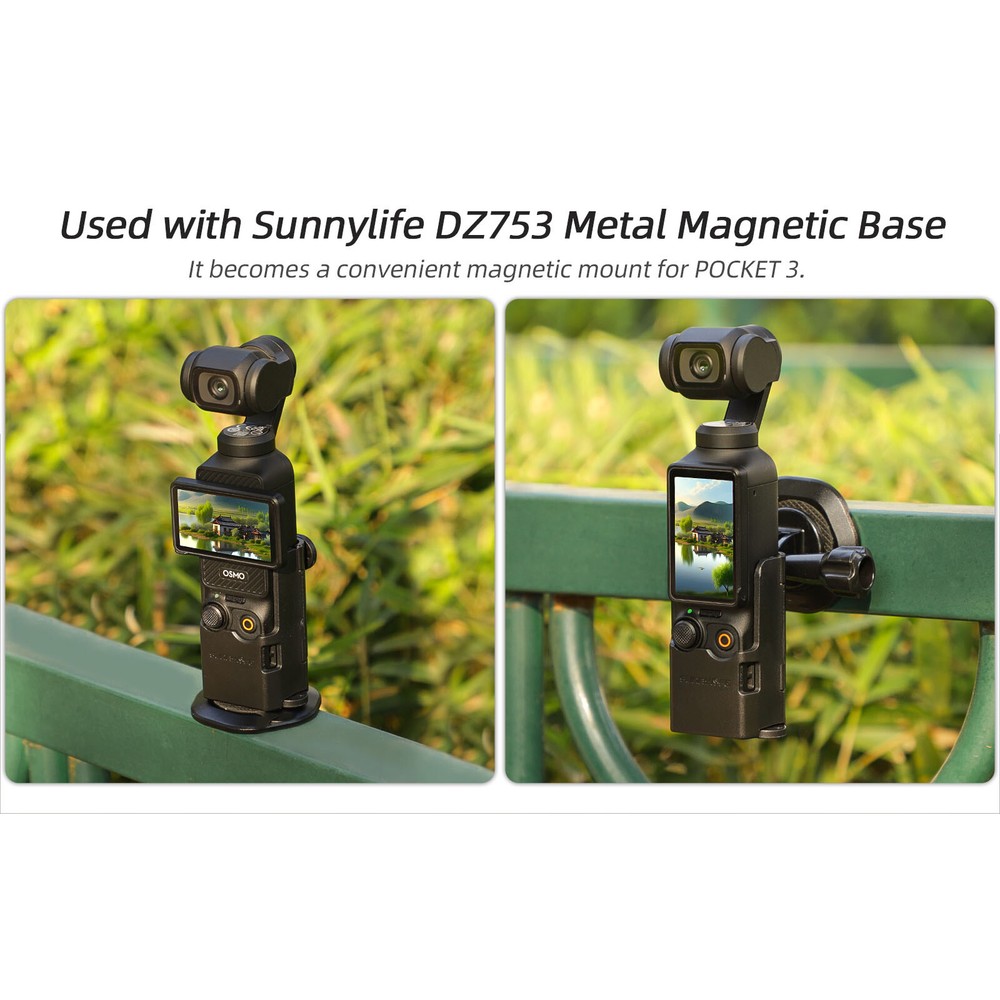 Foldable Dual Hook Adapter Accessories for Osmo Pocket 3