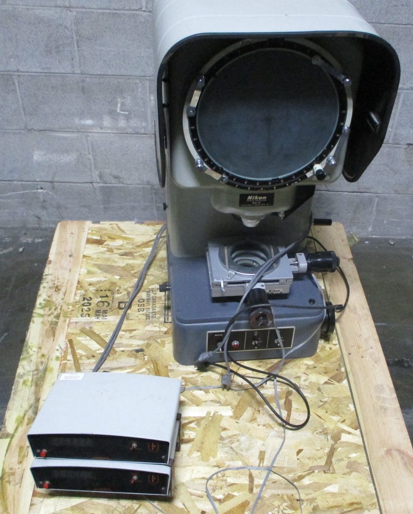 Nikon 6C-2 Optical Comparator Profile Projector w/ 2 Boeckeler 3486-1 Microcode