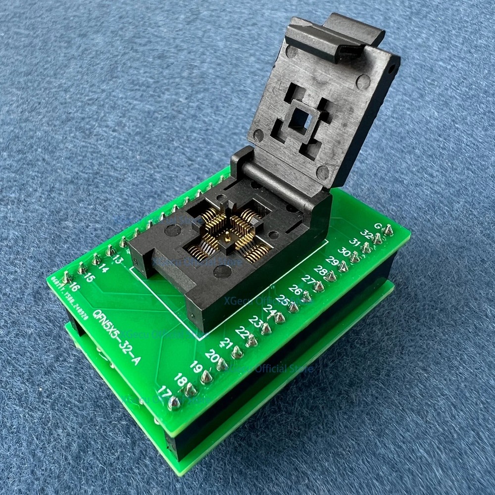 QFN32 / QFN5X5-32L(0.5) Programming Socket W/ Burn-in Test Socket DIP32 Adapter