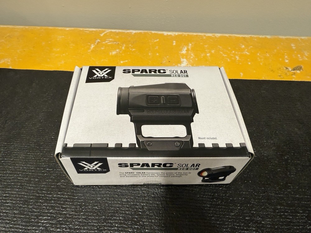 Vortex Sparc Solar Red Dot Sight 2 MOA Optic – Solar/Battery Pwrd Red Dot