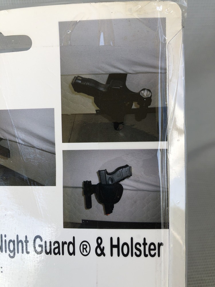 NIGHTGUARD POLY CARBONATE BED MOUNT HOLSTER MISSING FLASHLIGHT