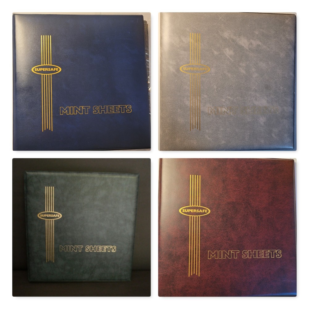 Supersafe Mint Sheet Album or Binder SELECT BELOW: