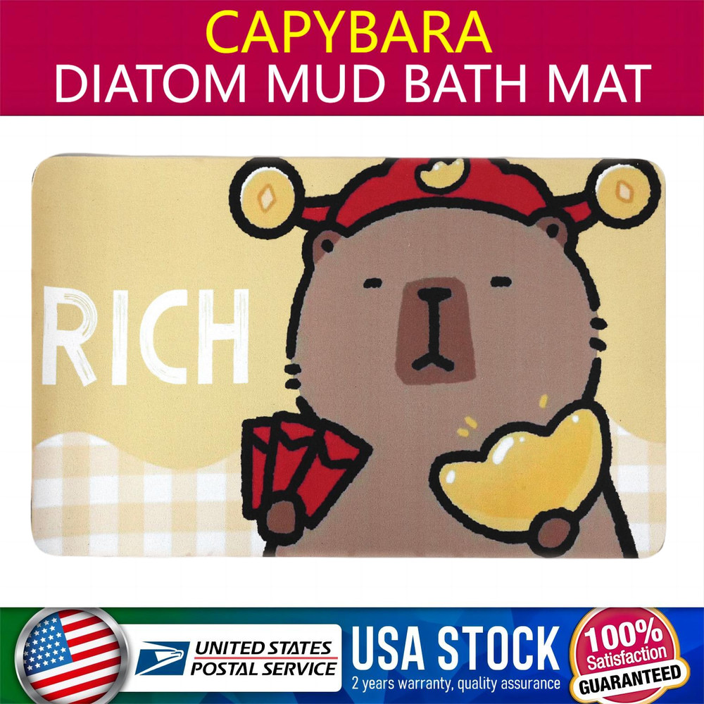 Absorbent Bath Mat Magic Rug, Quick Drying Mat Magic Bath Mat Non-Slip Floor