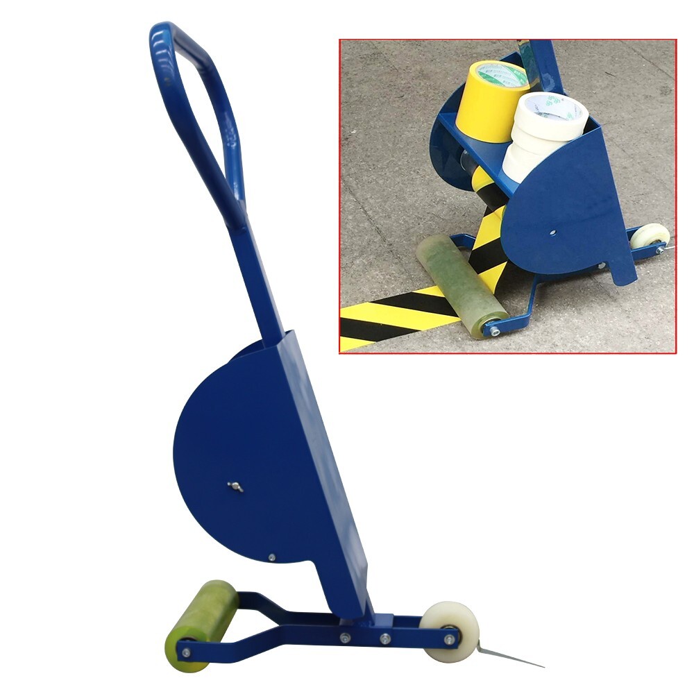 Tape Marking Machine Hand-push Road Scribing Machine for Playground ect. New