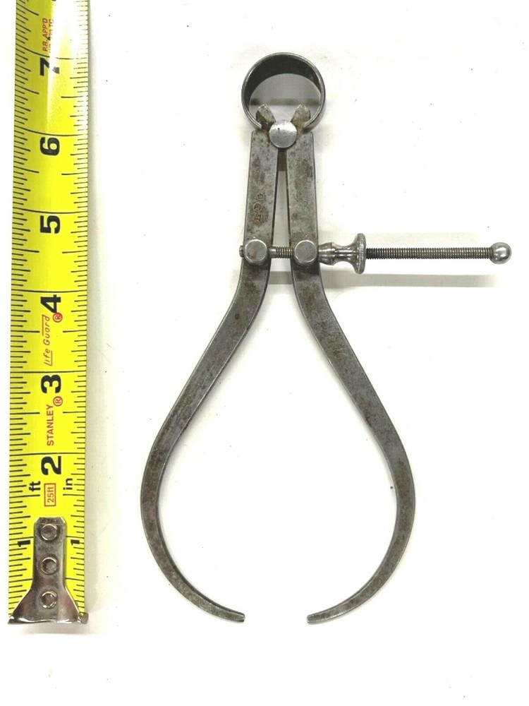 L.S. STARRETT TOOLS 6” SPRING JOINT OUTSIDE CALIPERS