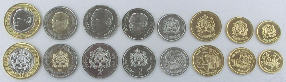 Morocco/Morocco circulation coin set 2002 UNC
