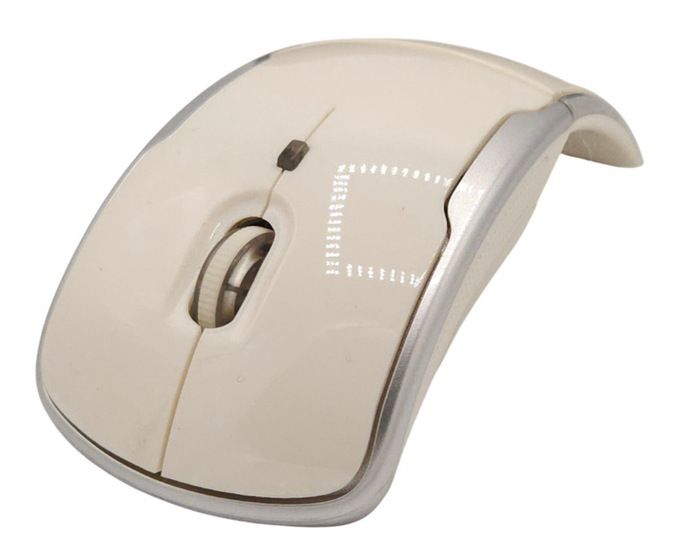 Wireless Optical Mouse and Powerbank With Cable & Black Case White
