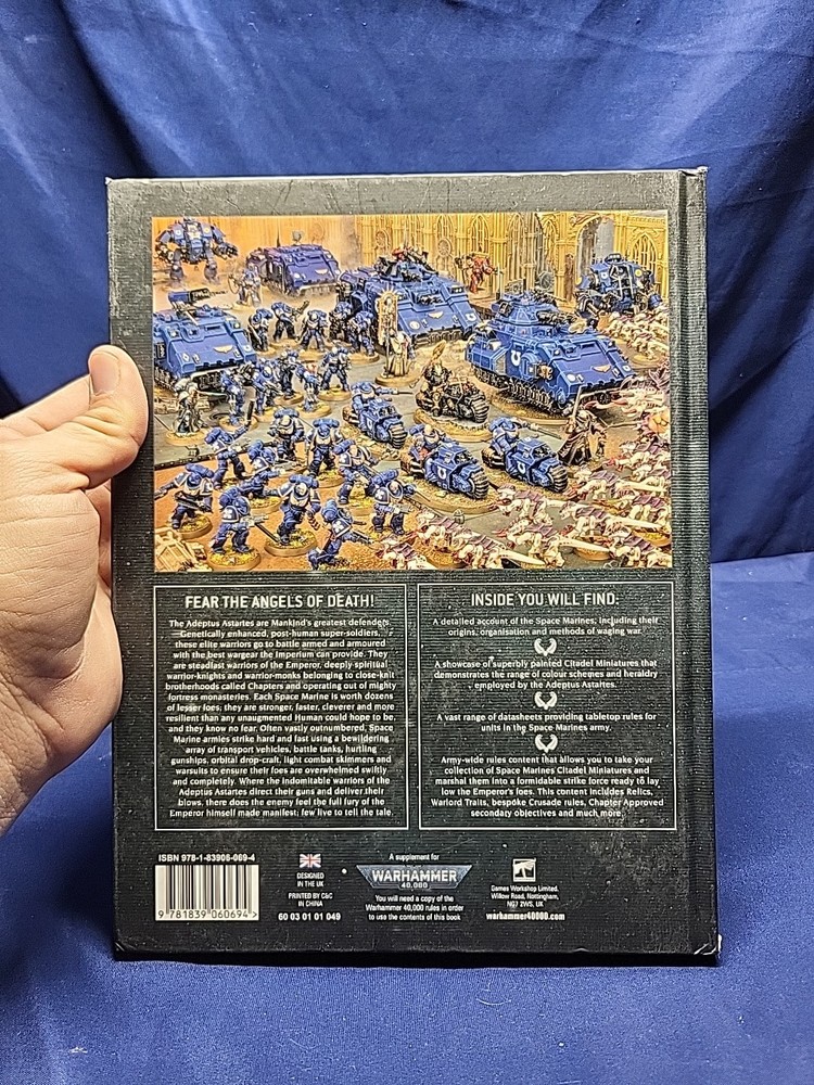 Warhammer 40k Space Marines Codex Hardcover