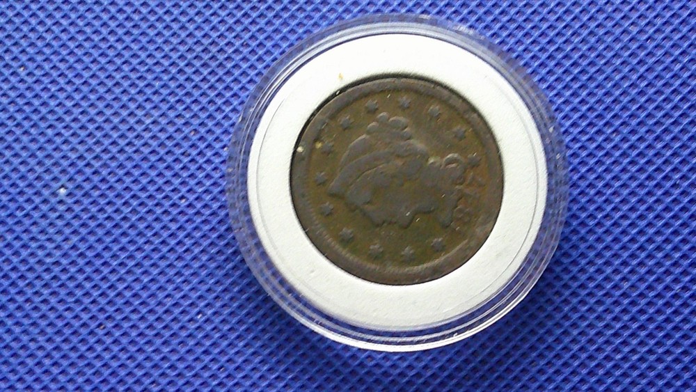 Old 1847 LARGE One Cent Piece US Coin