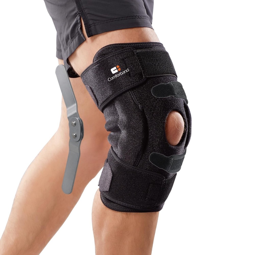 Adjustable Hinged Knee Brace, with Dual Side Polycentric Hinges – Stabiliz