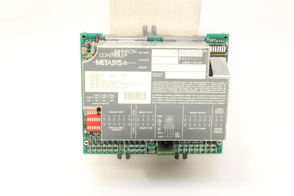 JOHNSON CONTROLS AS-VAV101-0 REV.J Controller. SKU224242