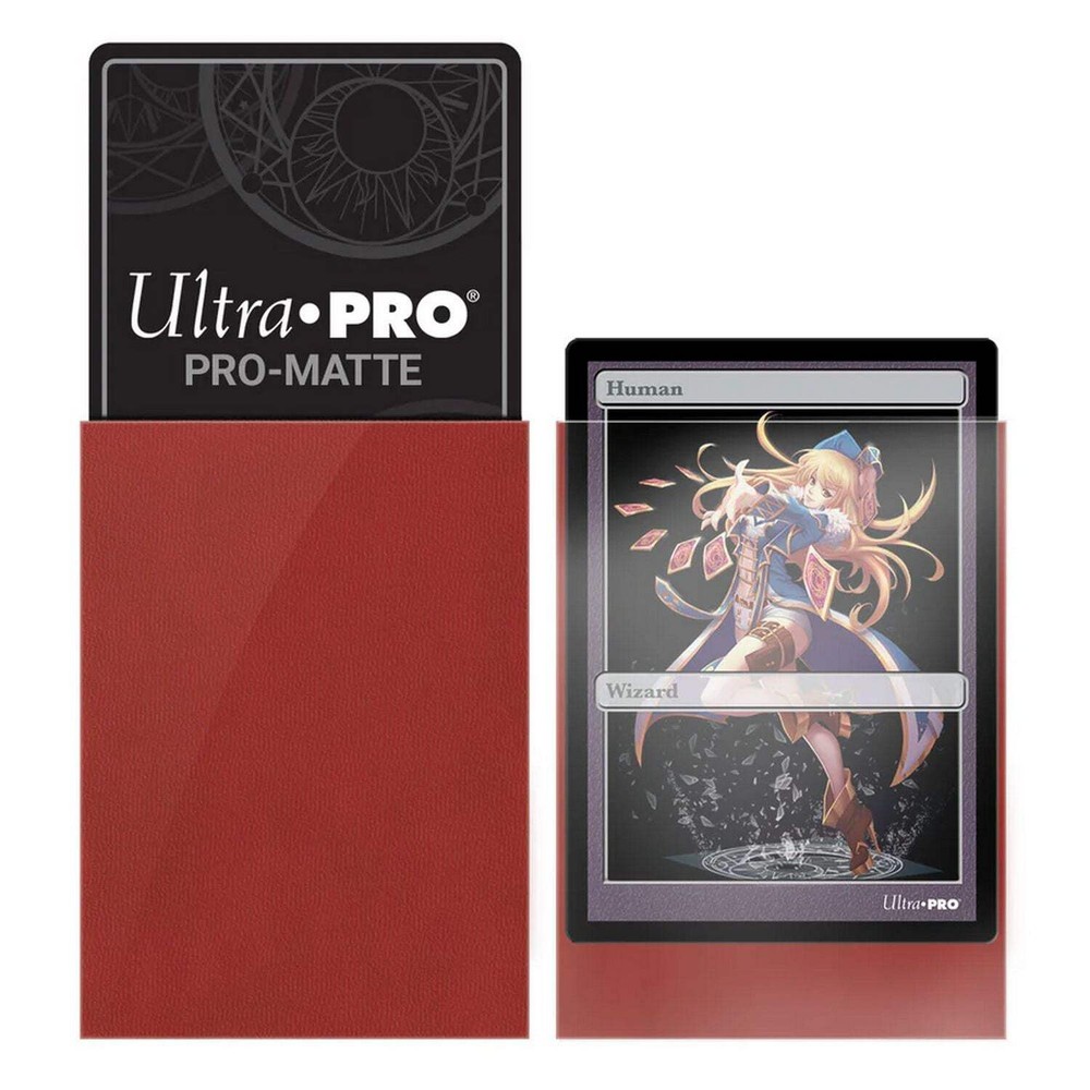 Ultra Pro: 60ct PRO-Matte Small Deck Protector Sleeves (Red)