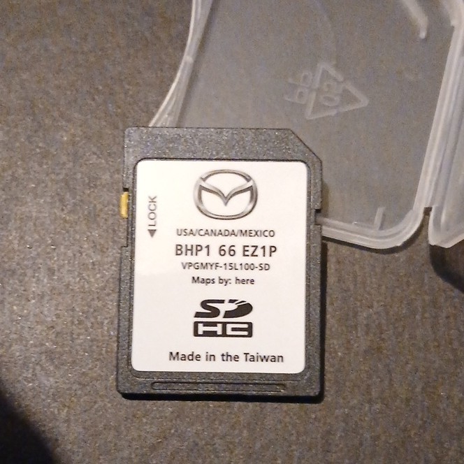 New 2022 Update For a Mazda 3 SD card